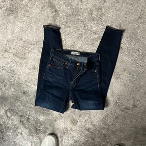 Madewell 9” skinny high rise jeans